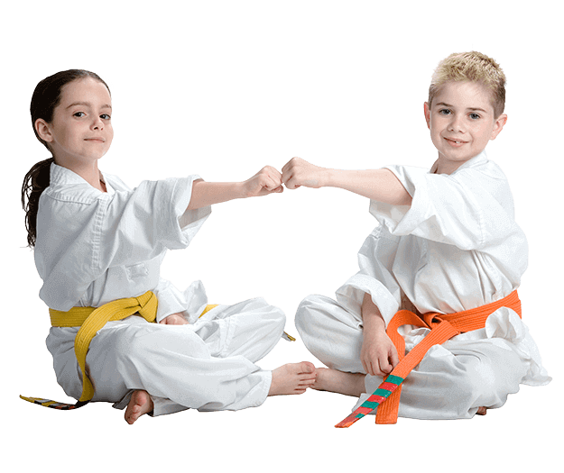 Martial Arts Lessons for Kids in Louisville  KY - Kids Greeting Happy Footer Banner